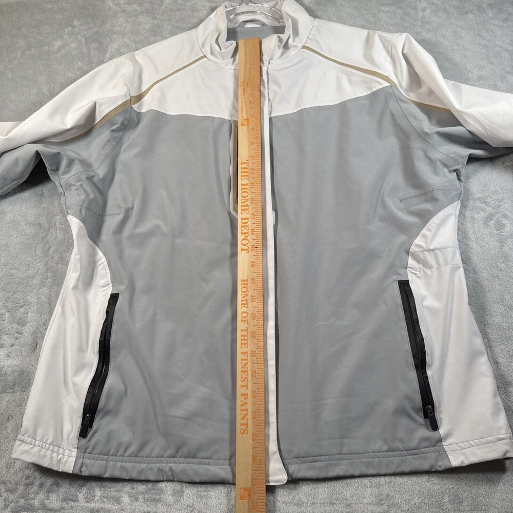 Glen Echo Golf Jacket Women XL Windbreaker Water Resistant Lightweigh Zip Pocket - Picture 15 of 16